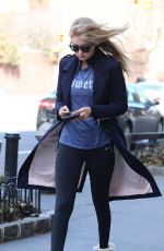 GIG HADID in Tights Out and About in New York 1903