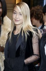 GIGI HADID at Balmain Fashion Show in Paris