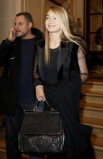 GIGI HADID at Balmain Fashion Show in Paris