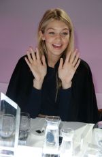 GIGI HADID at Paris Fashion Week Tasting Night