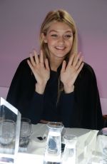 GIGI HADID at Paris Fashion Week Tasting Night