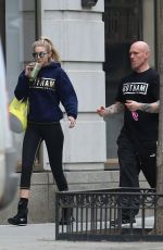GIGI HADID in Leggings Leaves a Gym in New York 1703