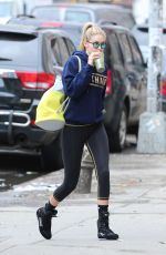 GIGI HADID in Leggings Leaves a Gym in New York 1703