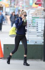 GIGI HADID in Leggings Leaves a Gym in New York 1703