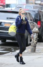 GIGI HADID in Leggings Leaves a Gym in New York 1703