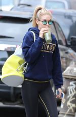GIGI HADID in Leggings Leaves a Gym in New York 1703