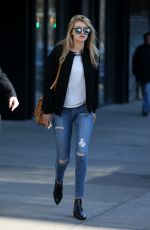 GIGI HADID in Ripped Jeans Out and About in New York 2403