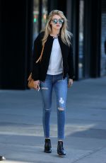 GIGI HADID in Ripped Jeans Out and About in New York 2403