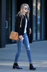 GIGI HADID in Ripped Jeans Out and About in New York 2403