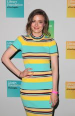 GILLIAN JACOBS at Yyoung Literati of the Library Foundation 7th Annual Toast in Los Angeles