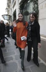 HAILEE STEINFELD at Christian Dior Fashion Show in Paris