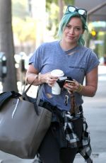 HILARY DUFF Heading to a Gym in West Hollywood 2403