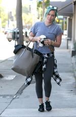 HILARY DUFF Heading to a Gym in West Hollywood 2403