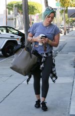 HILARY DUFF Heading to a Gym in West Hollywood 2403