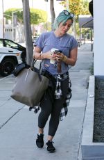 HILARY DUFF Heading to a Gym in West Hollywood 2403