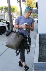 HILARY DUFF Heading to a Gym in West Hollywood 2403