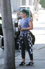 HILARY DUFF Heading to a Gym in West Hollywood 2403