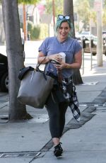 HILARY DUFF Heading to a Gym in West Hollywood 2403