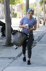 HILARY DUFF Heading to a Gym in West Hollywood 2403