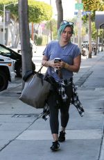 HILARY DUFF Heading to a Gym in West Hollywood 2403