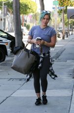 HILARY DUFF Heading to a Gym in West Hollywood 2403