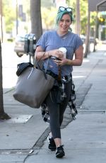 HILARY DUFF Heading to a Gym in West Hollywood 2403