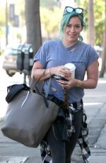 HILARY DUFF Heading to a Gym in West Hollywood 2403