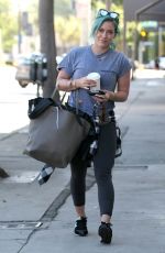 HILARY DUFF Heading to a Gym in West Hollywood 2403