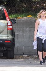 HILARY DUFF in Legging Out in Los Angeles 1703
