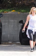 HILARY DUFF in Legging Out in Los Angeles 1703