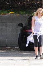 HILARY DUFF in Legging Out in Los Angeles 1703