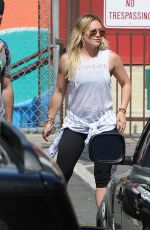 HILARY DUFF in Legging Out in Los Angeles 1703