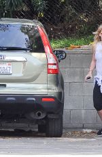 HILARY DUFF in Legging Out in Los Angeles 1703