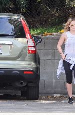 HILARY DUFF in Legging Out in Los Angeles 1703
