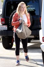 HILARY DUFF in Leggings Going to a Gym in West Hollywood 0303