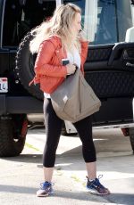 HILARY DUFF in Leggings Going to a Gym in West Hollywood 0303