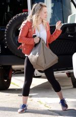 HILARY DUFF in Leggings Going to a Gym in West Hollywood 0303