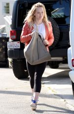 HILARY DUFF in Leggings Going to a Gym in West Hollywood 0303