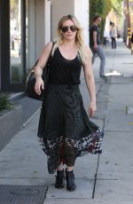 HILARY DUFF Leaves a Gym in Beverly Hills 0903