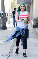 HILARY DUFF Leaves a Gym in West Hollywood 2003