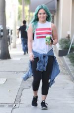 HILARY DUFF Leaves a Gym in West Hollywood 2003