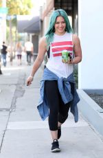HILARY DUFF Leaves a Gym in West Hollywood 2003