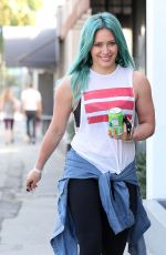 HILARY DUFF Leaves a Gym in West Hollywood 2003