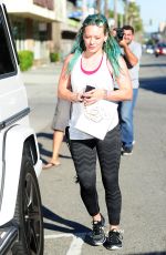 HILARY DUFF Leaves a Medical Spa in Studio City 2603