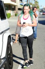 HILARY DUFF Leaves a Medical Spa in Studio City 2603