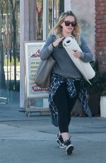 HILARY DUFF Leaves a Yoga Class in Los Angeles 0303