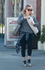 HILARY DUFF Leaves a Yoga Class in Los Angeles 0303