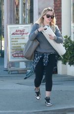 HILARY DUFF Leaves a Yoga Class in Los Angeles 0303