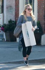 HILARY DUFF Leaves a Yoga Class in Los Angeles 0303
