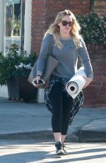 HILARY DUFF Leaves a Yoga Class in Los Angeles 0303